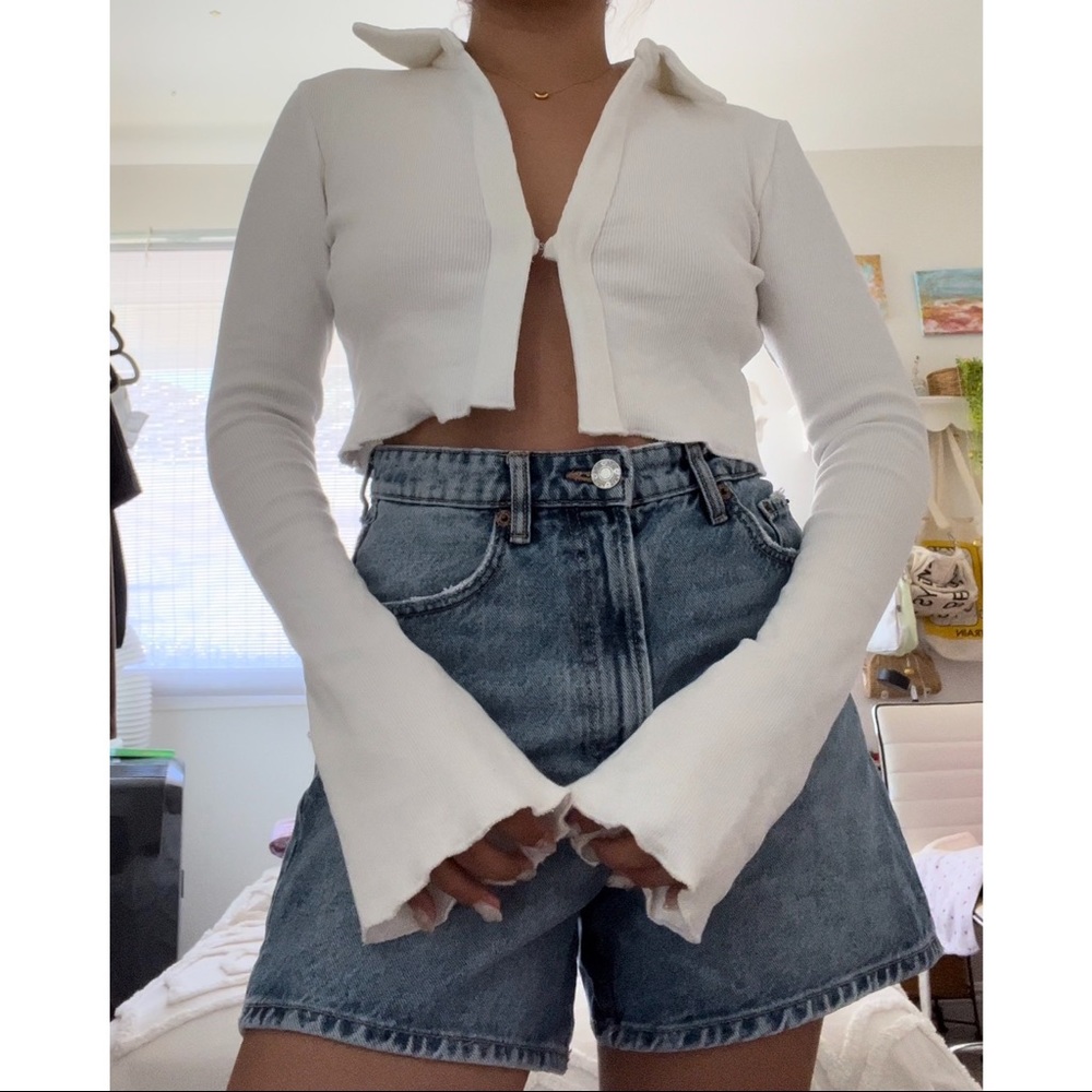 Long Sleeve Crop Top